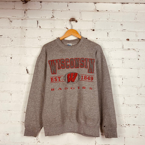 Vintage Wisconsin Badgers Sweatshirt (Large)