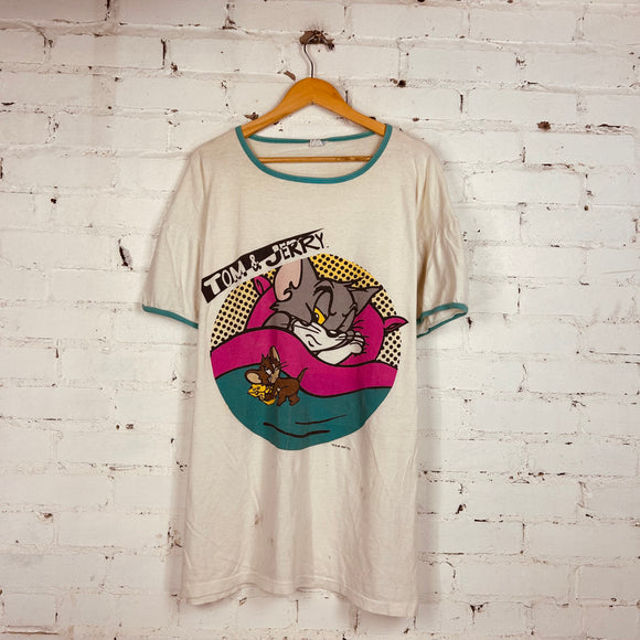 Vintage 1997 Tom & Jerry Tee (X-Large)