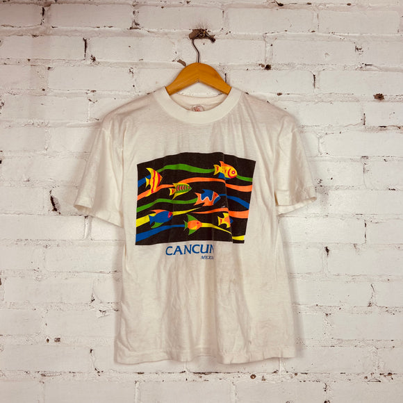 Vintage Cancun Mexico Tee (Small)