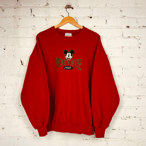Vintage Mickey Mouse Sweatshirt (Large)
