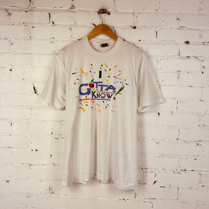 Vintage I Gotta Know Tee (Medium/Large)