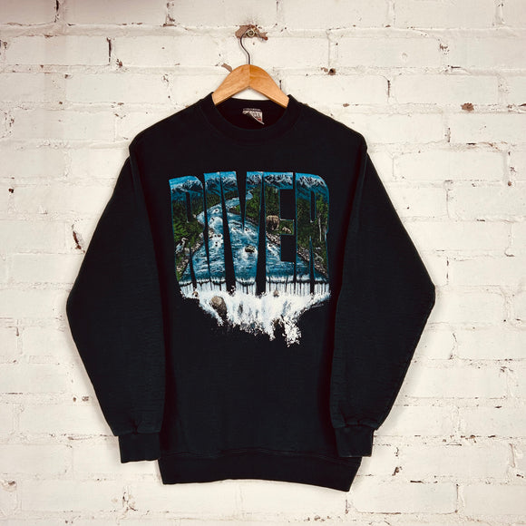 Vintage River Sweatshirt (Medium)