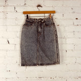 Vintage Jordache Denim Skirt (W24)