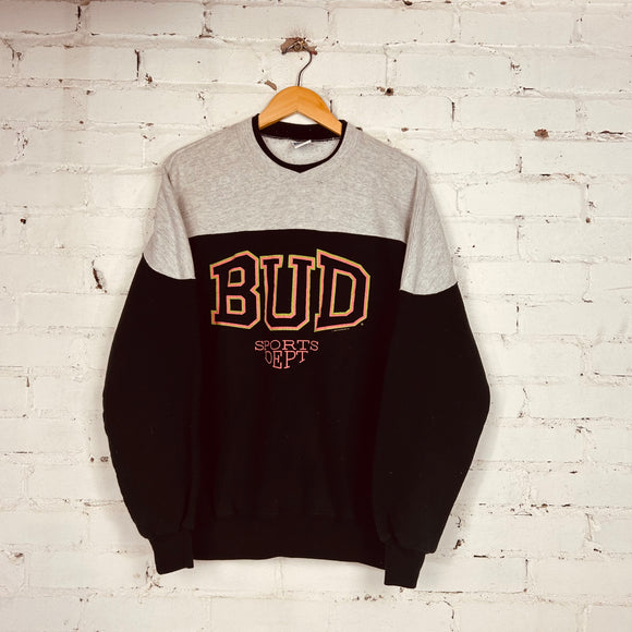 Vintage Bud Sports Dept. Sweatshirt (Large)
