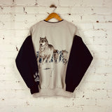 Vintage Wolf Sweatshirt (Medium/Large)
