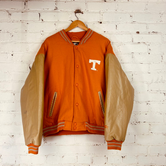 Vintage University of Tennessee Leather Jacket (X-Large)