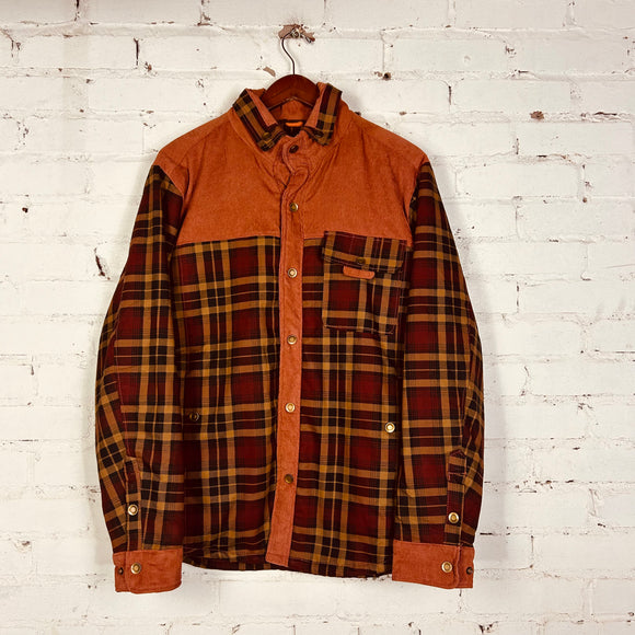 Vintage Flannel Sherpa Jacket (Large)