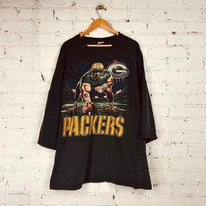 Vintage Green Bay Packers Tee (3X-Large)