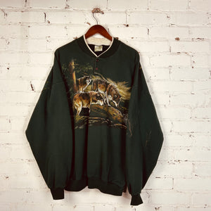 Vintage Wolf Sweatshirt (X-Large)