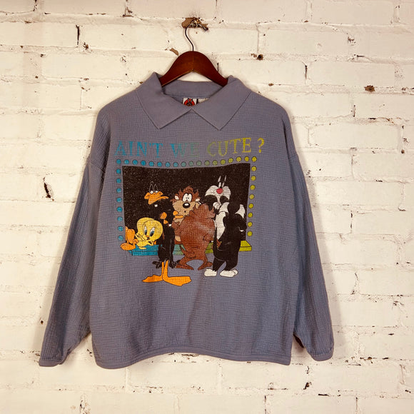 Vintage Ain’t We Cute Looney Tunes Sweatshirt (Medium)