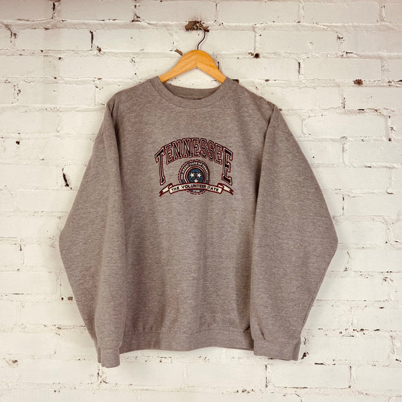 Vintage Tennessee Volunteer State Sweatshirt (Medium/Large)