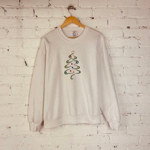 Vintage Christmas Tree Sweatshirt (Large)