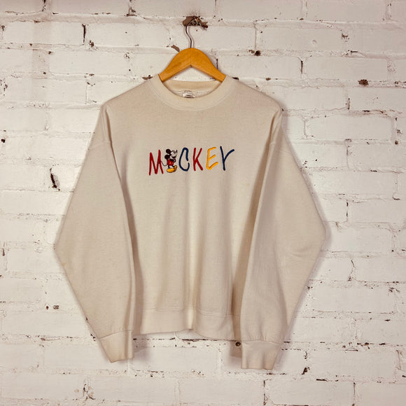 Vintage Mickey Mouse Sweatshirt (Medium)