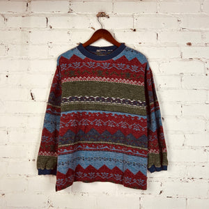 Vintage Aztec Sweatshirt (Medium)