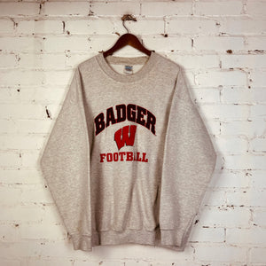 Vintage Wisconsin Badger Sweatshirt (X-Large)