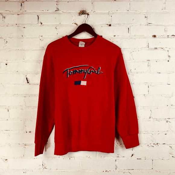 Vintage Tommy Girl Sweatshirt (Medium)