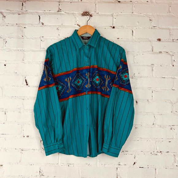 Vintage Roper Button-Up (Medium)