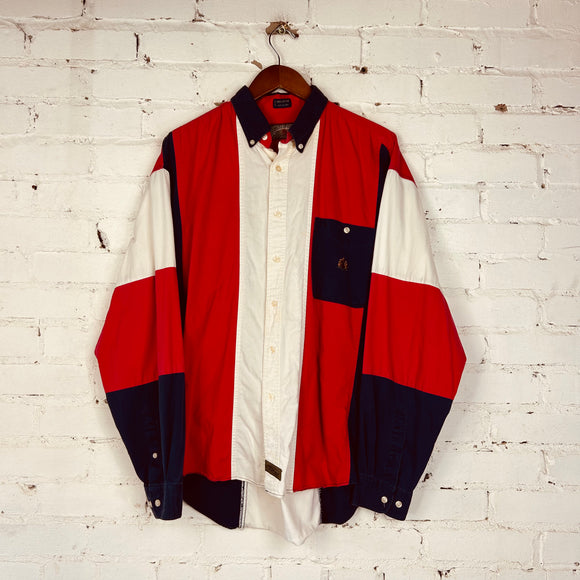 Vintage Urgent Gear Button-Up (Large)