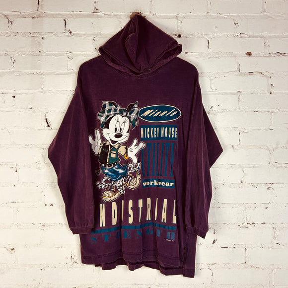 Vintage Mickey Mouse Hoodie (Large)