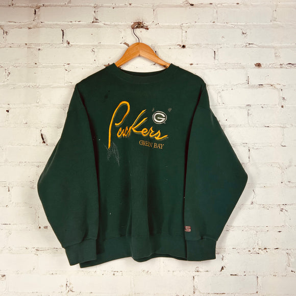 Vintage Green Bay Packers Sweatshirt (Medium/Large)
