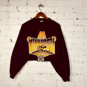 Vintage Cropped Minnesota Gophers Sweatshirt (Medium)