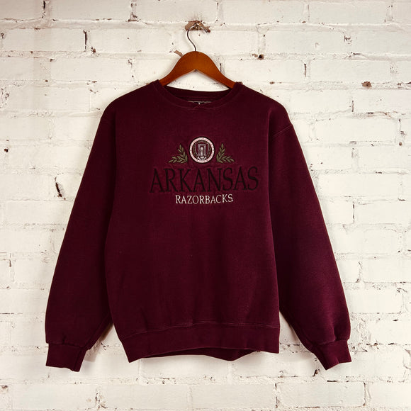 Vintage Arkansas Razorbacks Sweatshirt (Small)