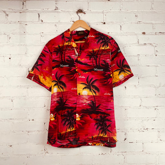 Vintage Hawaii Button-Up (Large)