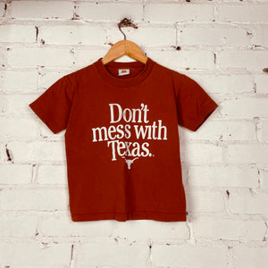 Vintage Don’t Mess With Texas Kids Tee (Kids Small)